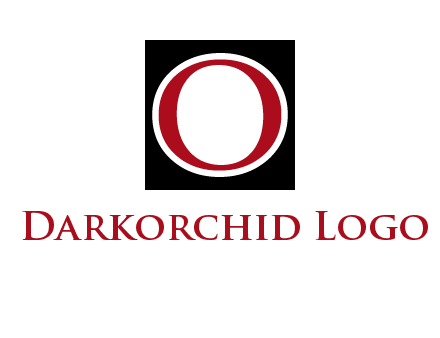 letter O in a square logo