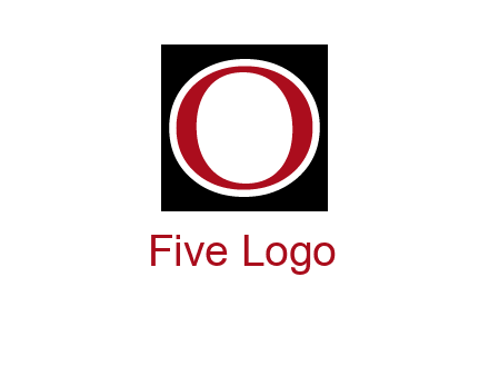 letter O in a square logo
