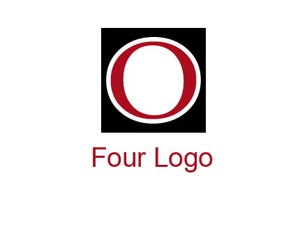 letter O in a square logo