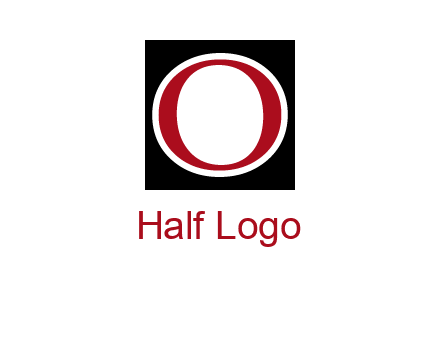 letter O in a square logo