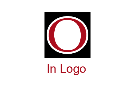letter O in a square logo