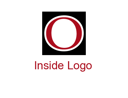 letter O in a square logo