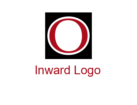letter O in a square logo