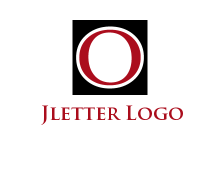 letter O in a square logo