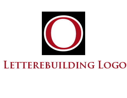 letter O in a square logo