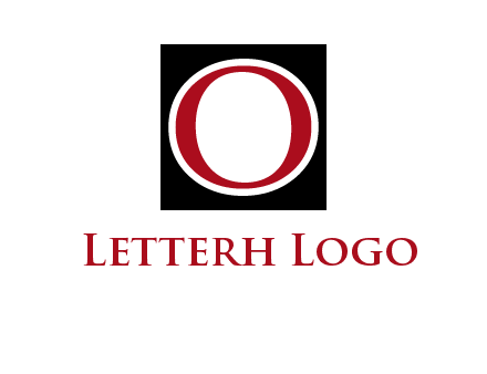letter O in a square logo