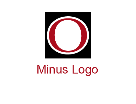 letter O in a square logo