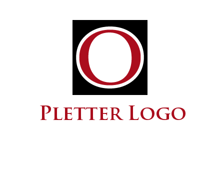 letter O in a square logo