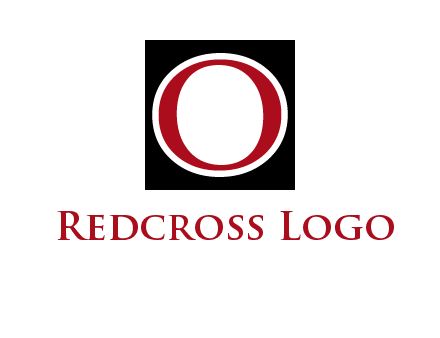 letter O in a square logo