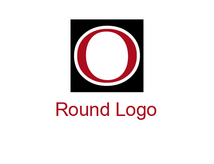 letter O in a square logo