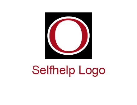 letter O in a square logo