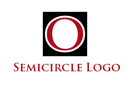 letter O in a square logo