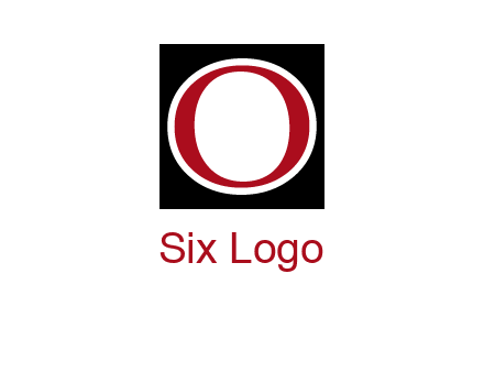 letter O in a square logo