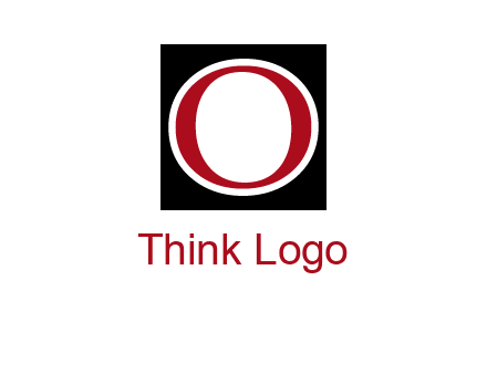 letter O in a square logo