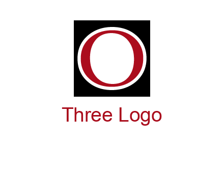 letter O in a square logo