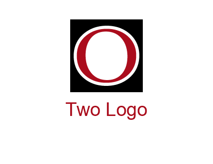 letter O in a square logo