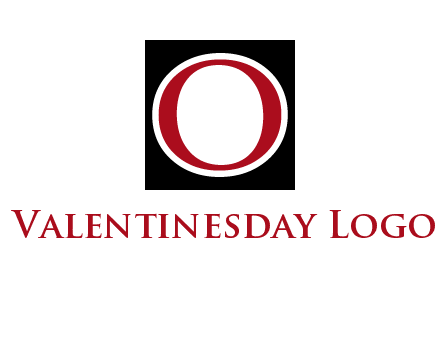 letter O in a square logo
