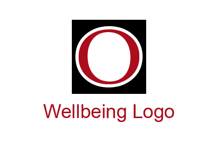 letter O in a square logo