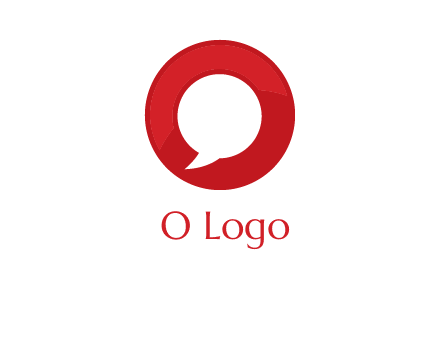 mirror image of letter Q inside an O