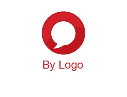 mirror image of letter Q inside an O