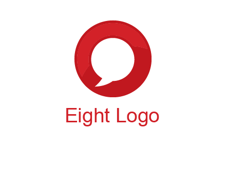 mirror image of letter Q inside an O