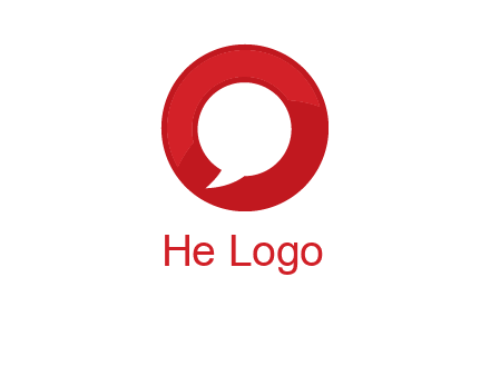 mirror image of letter Q inside an O