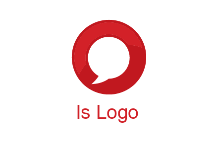 mirror image of letter Q inside an O