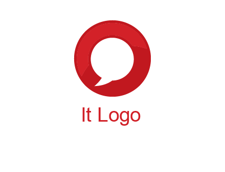 mirror image of letter Q inside an O
