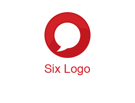 mirror image of letter Q inside an O