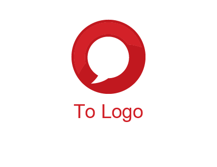 mirror image of letter Q inside an O