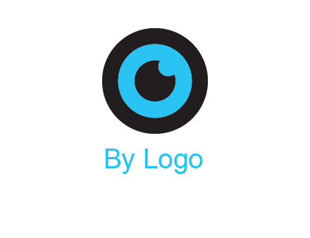 a round cartoon eye forming the letter O