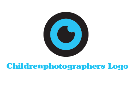 a round cartoon eye forming the letter O
