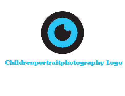 a round cartoon eye forming the letter O
