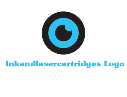 a round cartoon eye forming the letter O