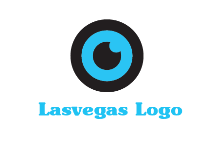 a round cartoon eye forming the letter O