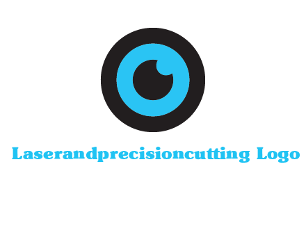 a round cartoon eye forming the letter O