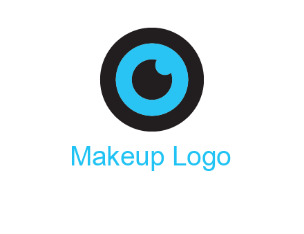 a round cartoon eye forming the letter O