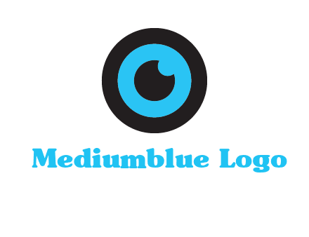 a round cartoon eye forming the letter O