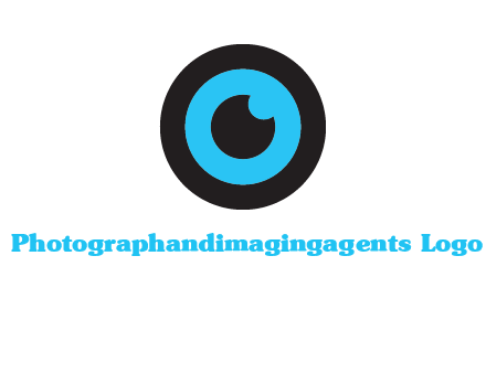 a round cartoon eye forming the letter O