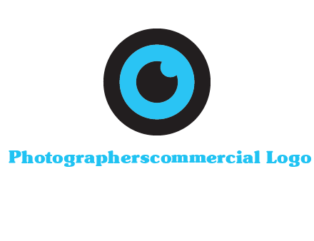 a round cartoon eye forming the letter O