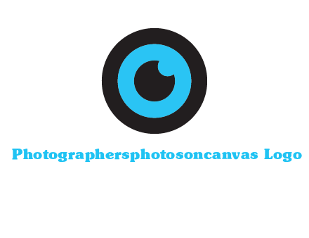 a round cartoon eye forming the letter O