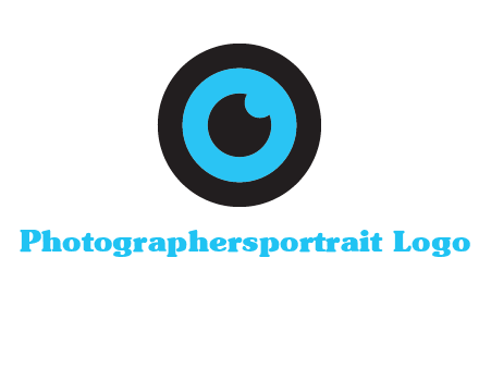 a round cartoon eye forming the letter O