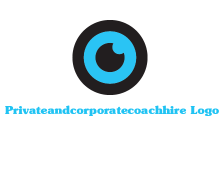 a round cartoon eye forming the letter O