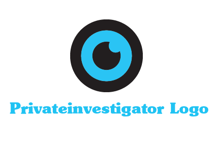 a round cartoon eye forming the letter O