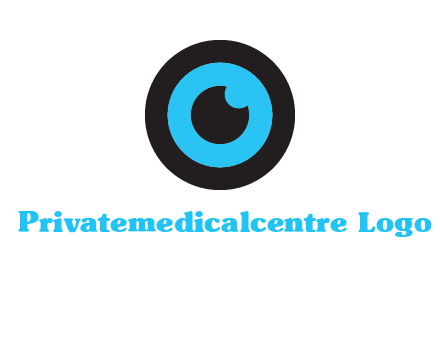 a round cartoon eye forming the letter O