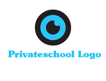 a round cartoon eye forming the letter O