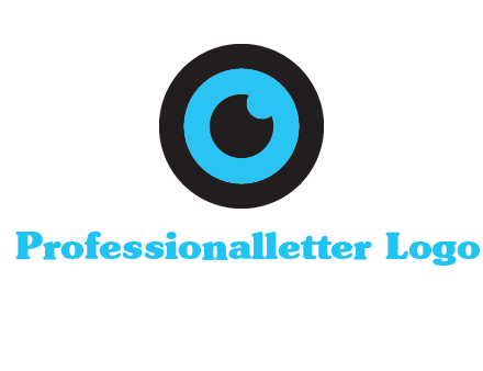 a round cartoon eye forming the letter O