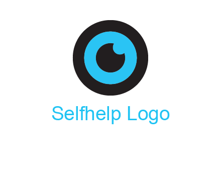 a round cartoon eye forming the letter O