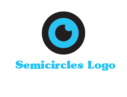 a round cartoon eye forming the letter O