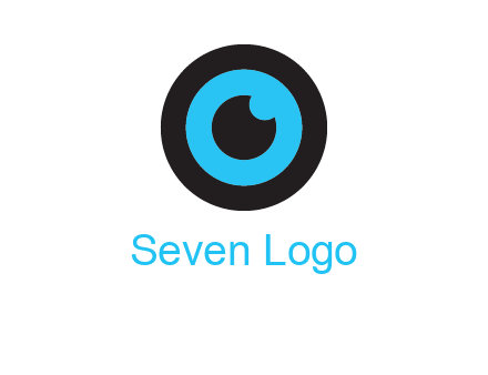 a round cartoon eye forming the letter O